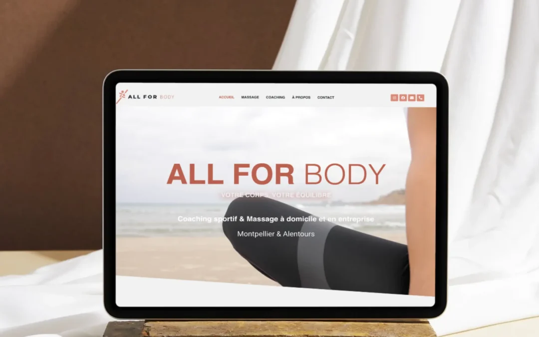 All for body – Création de site internet