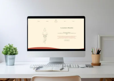 La secrétaire à bicyclette – Création de site internet