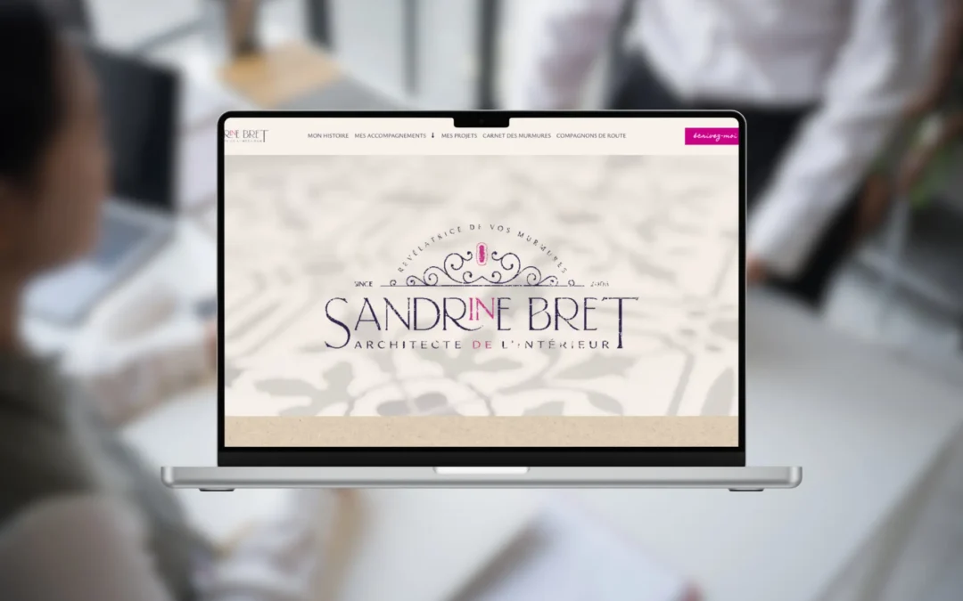 Sandrine Bret – Refonte de site internet