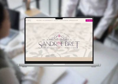 Sandrine Bret – Refonte de site internet