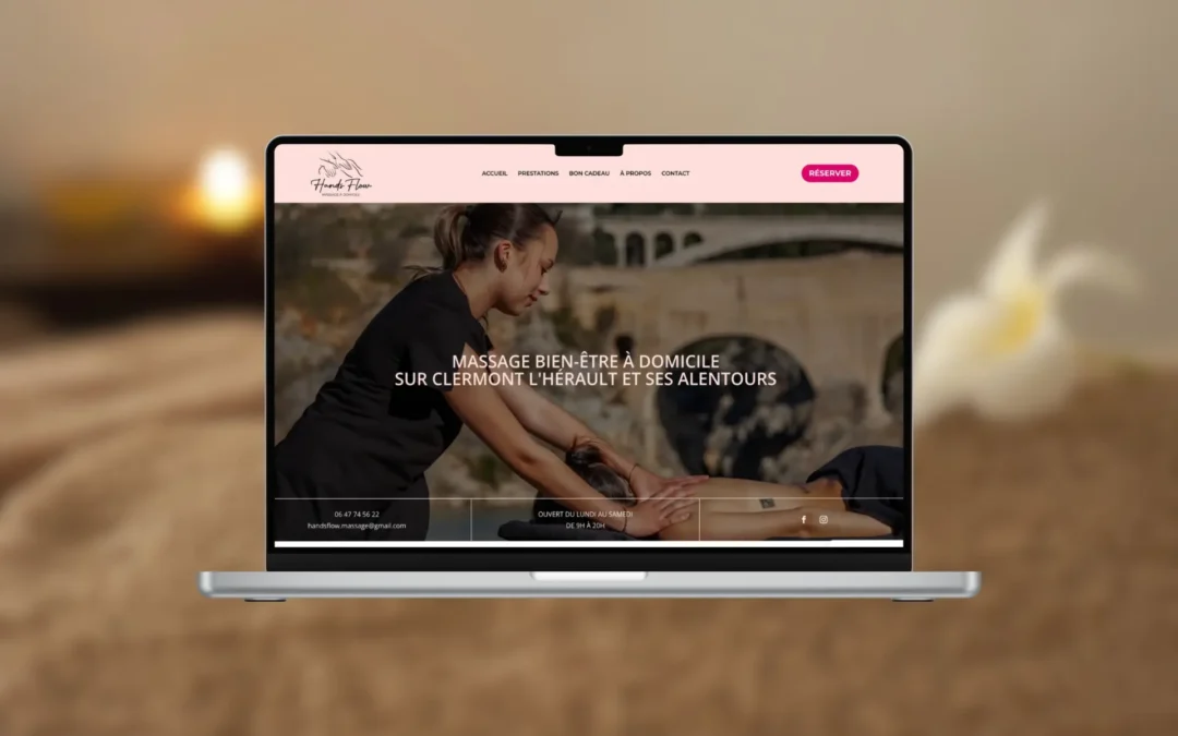 Hands flow – Refonte de site internet