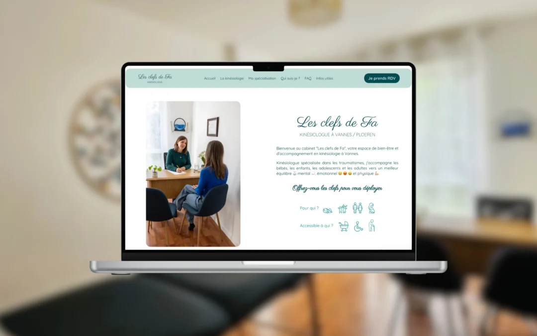 Les clefs de Fa – Création de site internet
