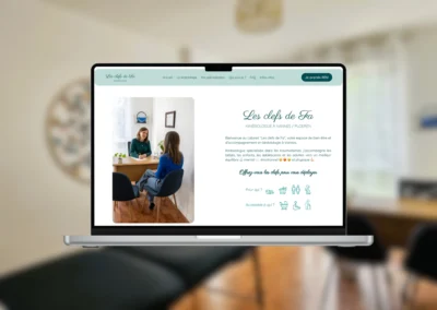 Les clefs de Fa – Création de site internet