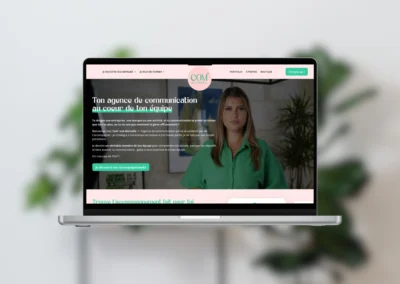 Com&rsquo; une étincelle – Refonte de site internet